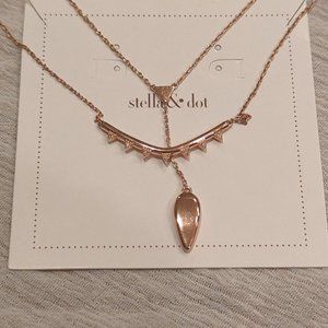 Stella and Dot Tiered Lariat Necklace